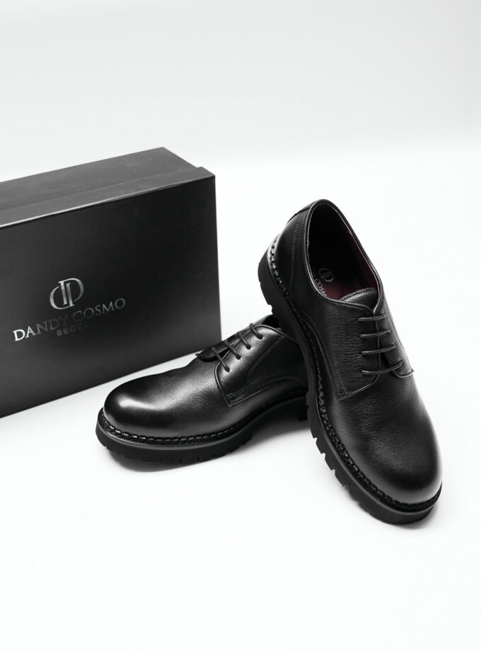 REAL LEATHER SHOES BLACK