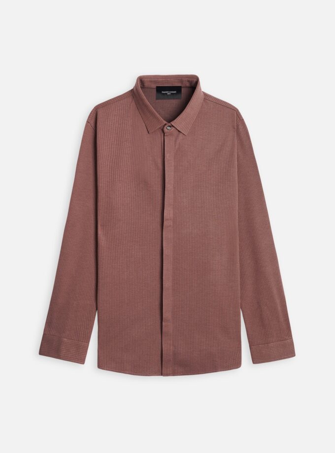 PEN STRIPE HIDDEN BUTTON SHIRT